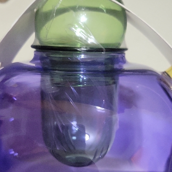 Vibrant Glass Teapot with Lid - Picture 4 of 10